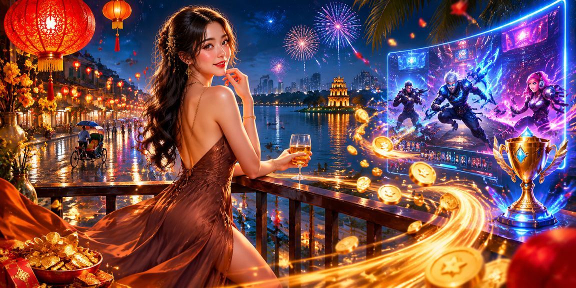 Người chơi trẻ Hà Nội thưởng thức cà phê Việt và theo dõi esports betting trực tuyến