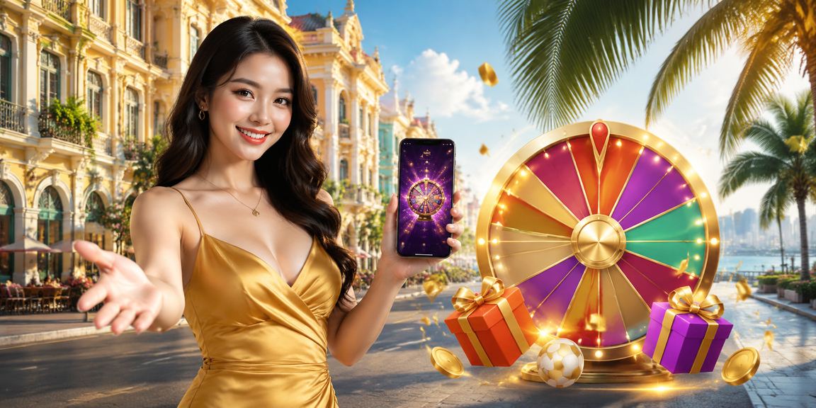 Giao diện trải nghiệm r17 với hình nền đỏ đậm và hoa văn thể thao